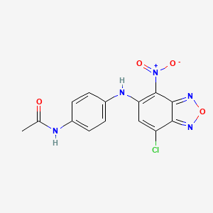 N-{4-[(7-chloro-4-nitro-2,1,3-benzoxadiazol-5-yl)amino]phenyl}acetamide