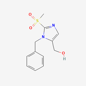 (1-Benzyl-2-methanesulfonyl-1H-imidazol-5-yl)methanol