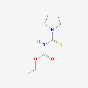 molecular formula C8H14N2O2S B2628846 Ethyl (pyrrolidin-1-ylcarbonothioyl)carbamate CAS No. 40398-26-3