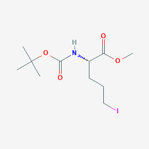 B2628863 Methyl (S)-2-(Boc-amino)-5-iodopentanoate CAS No. 162007-08-1