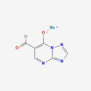 molecular formula C6H3N4NaO2 B2628887 Sodium;6-formyl-[1,2,4]triazolo[1,5-a]pyrimidin-7-olate CAS No. 2377031-62-2