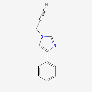molecular formula C12H10N2 B2628955 4-phenyl-1-(prop-2-yn-1-yl)-1H-imidazole CAS No. 1383601-79-3