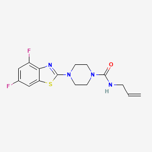 N-allyl-4-(4,6-difluorobenzo[d]thiazol-2-yl)piperazine-1-carboxamide