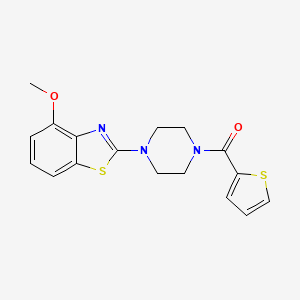 (4-(4-Methoxybenzo[d]thiazol-2-yl)piperazin-1-yl)(thiophen-2-yl)methanone