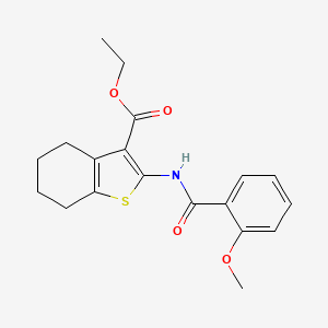 Ethyl 2-{[(2-methoxyphenyl)carbonyl]amino}-4,5,6,7-tetrahydro-1-benzothiophene-3-carboxylate