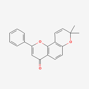 8,8-dimethyl-2-phenylpyrano[2,3-f]chromen-4-one