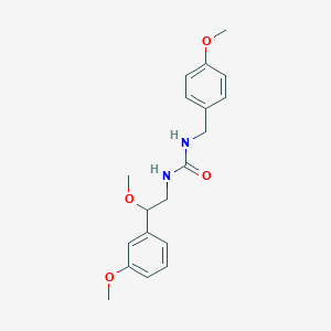 B2629103 1-(2-Methoxy-2-(3-methoxyphenyl)ethyl)-3-(4-methoxybenzyl)urea CAS No. 1797694-28-0