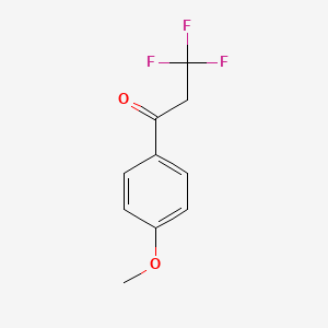 molecular formula C10H9F3O2 B2629107 3,3,3-Trifluoro-1-(4-methoxyphenyl)propan-1-one CAS No. 121194-35-2