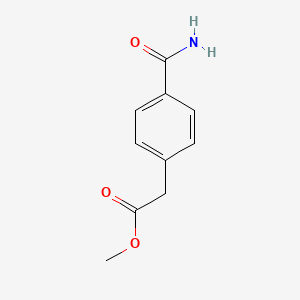 molecular formula C10H11NO3 B2629157 Methyl 2-(4-carbamoylphenyl)acetate CAS No. 861545-78-0