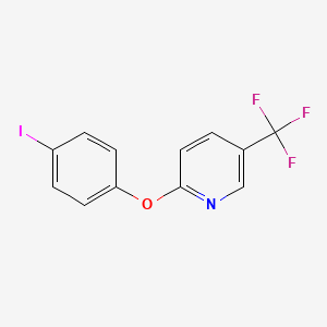 molecular formula C12H7F3INO B2629161 2-(4-Iodophenoxy)-5-(trifluoromethyl)pyridine CAS No. 694449-19-9