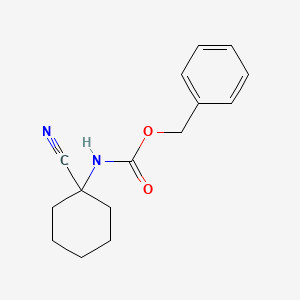 molecular formula C15H18N2O2 B2629198 benzyl N-(1-cyanocyclohexyl)carbamate CAS No. 1352999-51-9