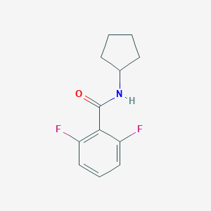 molecular formula C12H13F2NO B262922 N-cyclopentyl-2,6-difluorobenzamide 