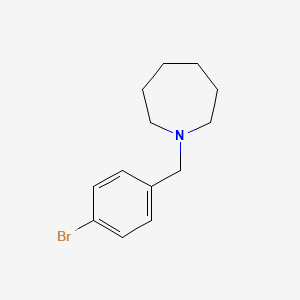 molecular formula C13H18BrN B2629231 1-(4-Bromobenzyl)azepane CAS No. 110439-49-1
