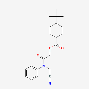 [(Cyanomethyl)(phenyl)carbamoyl]methyl 4-tert-butylcyclohexane-1-carboxylate