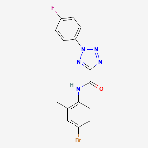 N-(4-bromo-2-methylphenyl)-2-(4-fluorophenyl)-2H-tetrazole-5-carboxamide