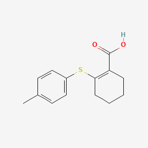 2-[(4-Methylphenyl)sulfanyl]cyclohex-1-ene-1-carboxylic acid