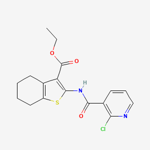 Ethyl 2-{[(2-chloropyridin-3-yl)carbonyl]amino}-4,5,6,7-tetrahydro-1-benzothiophene-3-carboxylate
