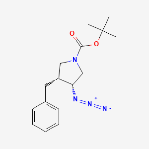 Tert-butyl (3R,4R)-3-azido-4-benzylpyrrolidine-1-carboxylate