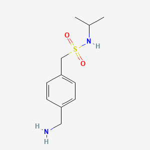 1-[4-(aminomethyl)phenyl]-N-(propan-2-yl)methanesulfonamide