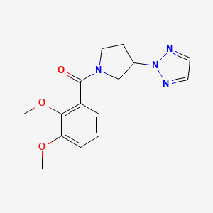 (3-(2H-1,2,3-triazol-2-yl)pyrrolidin-1-yl)(2,3-dimethoxyphenyl)methanone