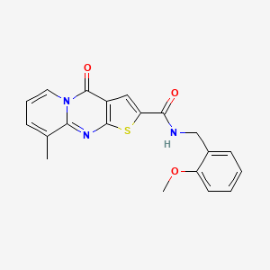 N-(2-methoxybenzyl)-9-methyl-4-oxo-4H-pyrido[1,2-a]thieno[2,3-d]pyrimidine-2-carboxamide