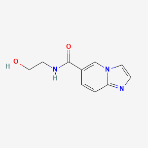 molecular formula C10H11N3O2 B2629446 N-(2-hydroxyethyl)imidazo[1,2-a]pyridine-6-carboxamide CAS No. 937604-34-7