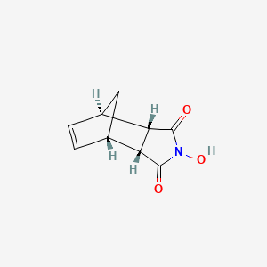 molecular formula C9H9NO3 B2629449 endo-N-Hydroxy-5-norbornene-2,3-dicarboximide CAS No. 21715-90-2; 24183-94-6
