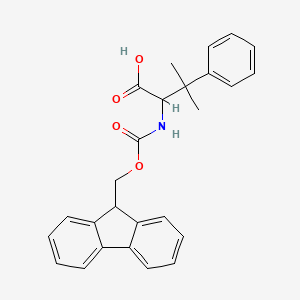 molecular formula C26H25NO4 B2629510 (R,S)-Fmoc-2-amino-3-methyl-3-phenyl-butyric acid CAS No. 1310680-19-3
