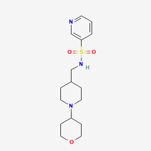 N-((1-(tetrahydro-2H-pyran-4-yl)piperidin-4-yl)methyl)pyridine-3-sulfonamide