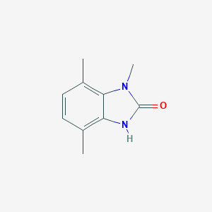 molecular formula C10H12N2O B026296 3,4,7-trimethyl-1H-benzimidazol-2-one CAS No. 103901-87-7