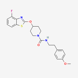 4-((4-fluorobenzo[d]thiazol-2-yl)oxy)-N-(4-methoxyphenethyl)piperidine-1-carboxamide