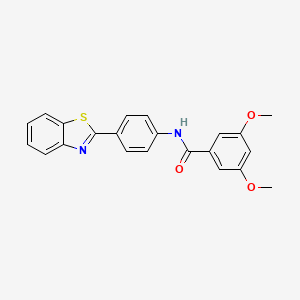 N-[4-(1,3-benzothiazol-2-yl)phenyl]-3,5-dimethoxybenzamide