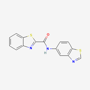 N-(benzo[d]thiazol-5-yl)benzo[d]thiazole-2-carboxamide
