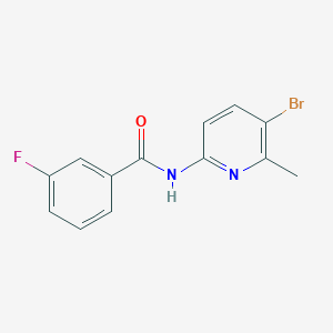 N-(5-bromo-6-methylpyridin-2-yl)-3-fluorobenzamide