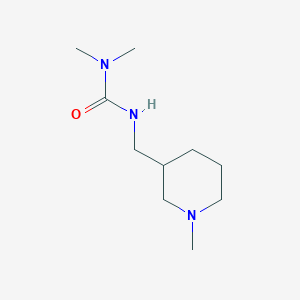 molecular formula C10H21N3O B2629629 3,3-dimethyl-1-[(1-methylpiperidin-3-yl)methyl]urea CAS No. 103988-19-8
