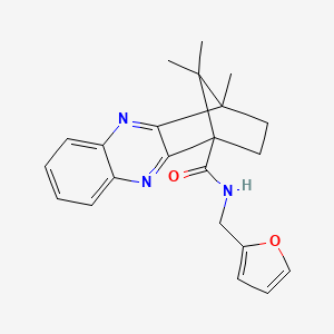 (1R,4S)-N-(furan-2-ylmethyl)-4,11,11-trimethyl-1,2,3,4-tetrahydro-1,4-methanophenazine-1-carboxamide