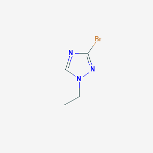 molecular formula C4H6BrN3 B2629685 3-Bromo-1-ethyl-1H-1,2,4-triazole CAS No. 64907-54-6