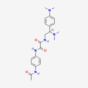 N1-(4-acetamidophenyl)-N2-(2-(dimethylamino)-2-(4-(dimethylamino)phenyl)ethyl)oxalamide