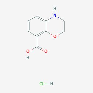 3,4-dihydro-2H-1,4-benzoxazine-8-carboxylic acid hydrochloride