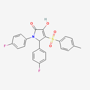 1,5-bis(4-fluorophenyl)-3-hydroxy-4-tosyl-1H-pyrrol-2(5H)-one