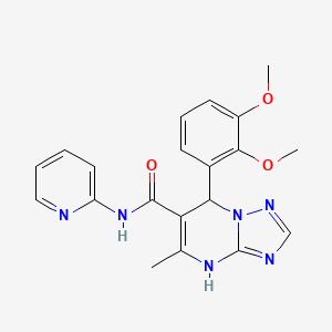 7-(2,3-dimethoxyphenyl)-5-methyl-N-(pyridin-2-yl)-4,7-dihydro-[1,2,4]triazolo[1,5-a]pyrimidine-6-carboxamide