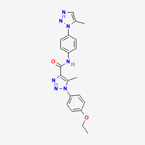 1-(4-ethoxyphenyl)-5-methyl-N-(4-(5-methyl-1H-1,2,3-triazol-1-yl)phenyl)-1H-1,2,3-triazole-4-carboxamide