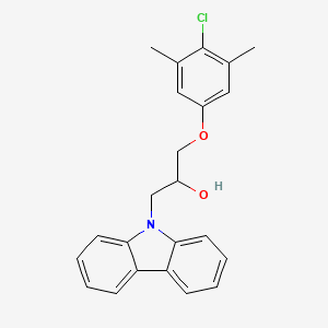 1-(9H-carbazol-9-yl)-3-(4-chloro-3,5-dimethylphenoxy)propan-2-ol