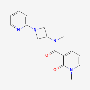 N,1-Dimethyl-2-oxo-N-(1-pyridin-2-ylazetidin-3-yl)pyridine-3-carboxamide