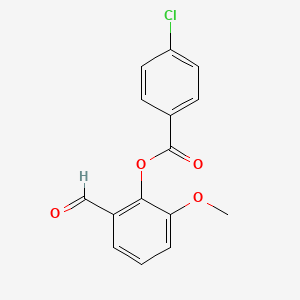 2-Formyl-6-methoxyphenyl 4-chlorobenzoate