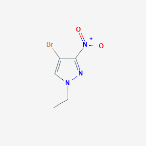 molecular formula C5H6BrN3O2 B2629778 4-bromo-1-ethyl-3-nitro-1H-pyrazole CAS No. 70951-84-7