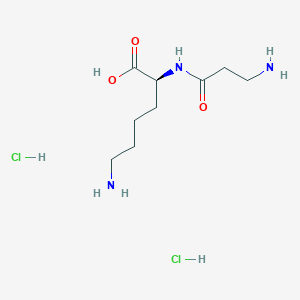 (2S)-6-Amino-2-(3-aminopropanoylamino)hexanoic acid;dihydrochloride