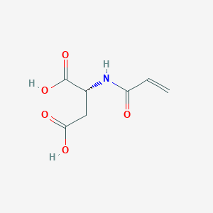 molecular formula C7H9NO5 B2629793 (2R)-2-(prop-2-enamido)butanedioic acid CAS No. 1137672-31-1
