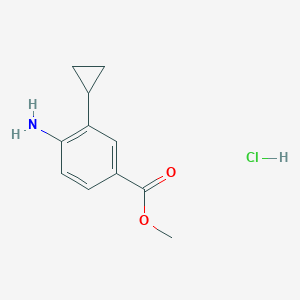 Methyl 4-amino-3-cyclopropylbenzoate hydrochloride