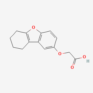 molecular formula C14H14O4 B2629816 (6,7,8,9-Tetrahydro-dibenzofuran-2-yloxy)-acetic acid CAS No. 34855-08-8